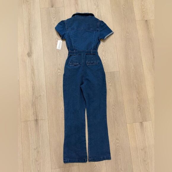 NWT 7th & Hudson blue denim jumpsuit size small women’s - Picture 7 of 8